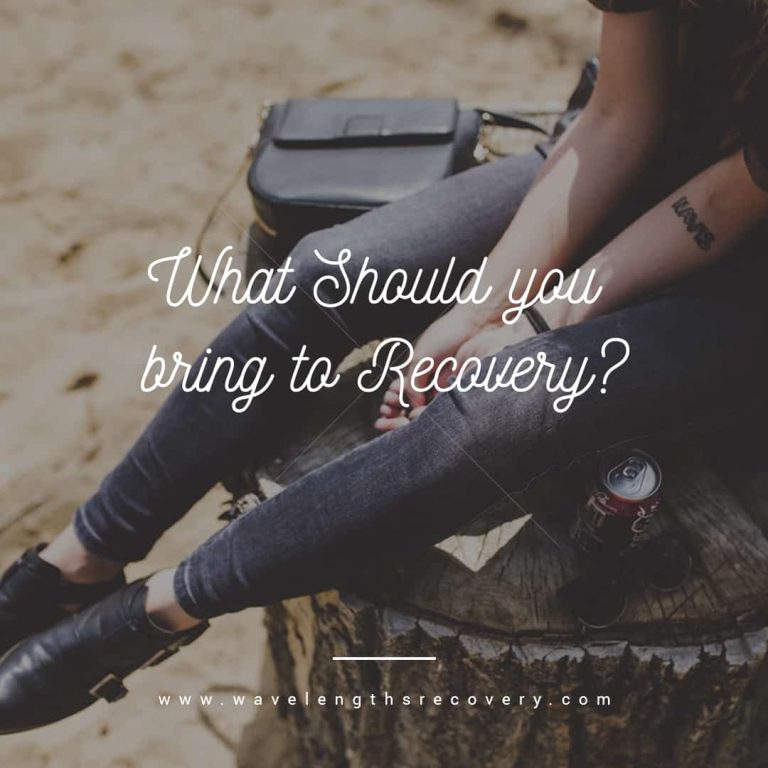 what should you bring to recovery